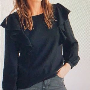 Madewell Ruffled Front Top